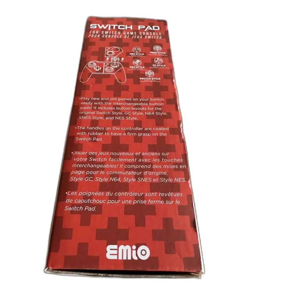 EMiO Switch Pad 5-in-1 Wireless Controller Nintendo Switch NEW Sealed 18/8441